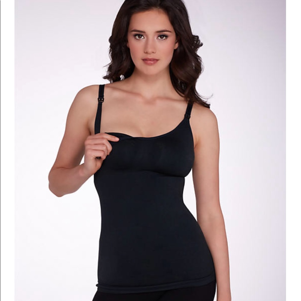Cake Lingerie Toffee Nursing Tank in Black